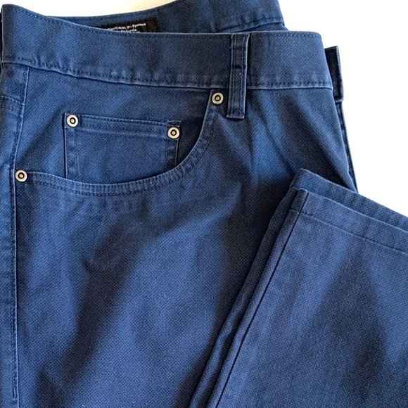 NORDSTROM BLUE 5 POCKET CLASSIC JEAN 38X32 Slim Fit Straight Leg - Picture 13 of 14